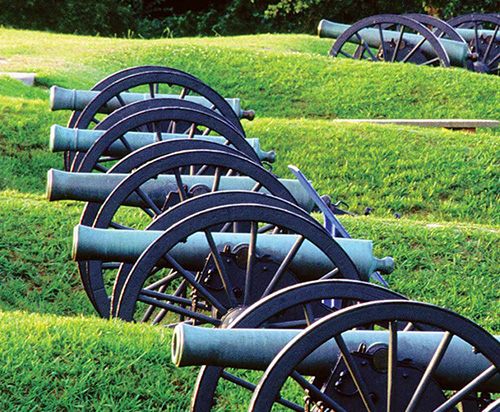 Civil War cannons